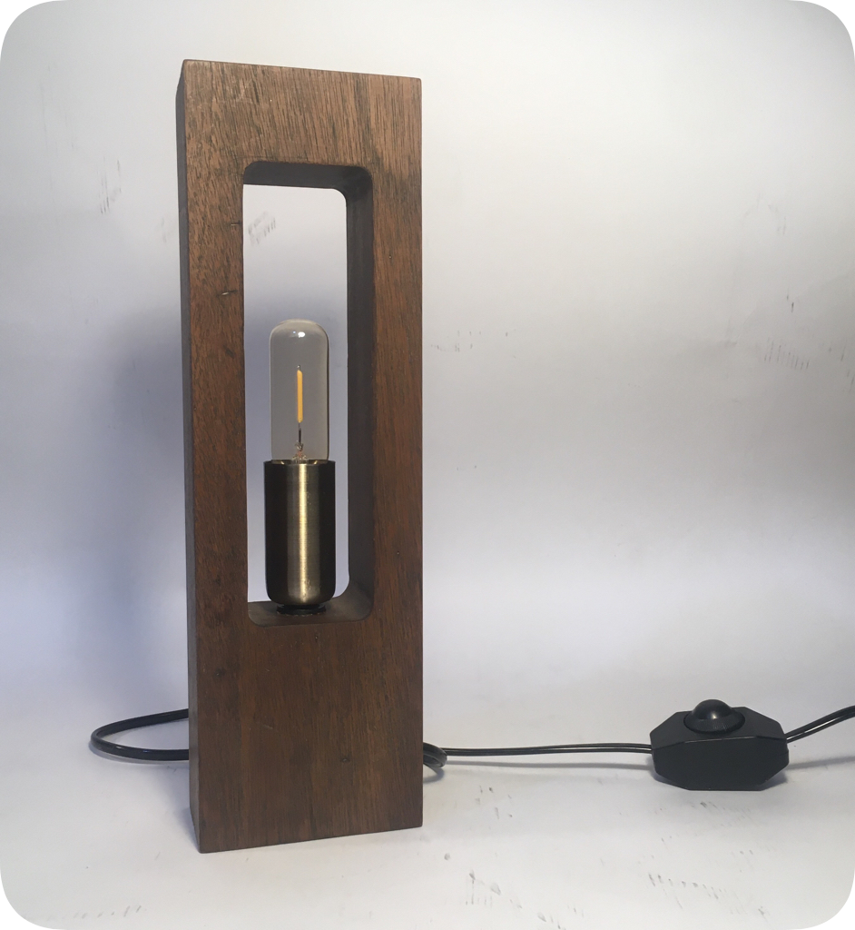 Walnut Wood Lamp